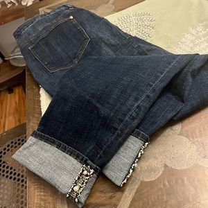 Chicos So Slimming Jeans with a sparkly detail at the ankle perfect for winter!